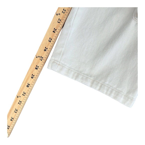 Wide Leg Cargo Jeans in Cream - Picture 10 of 10